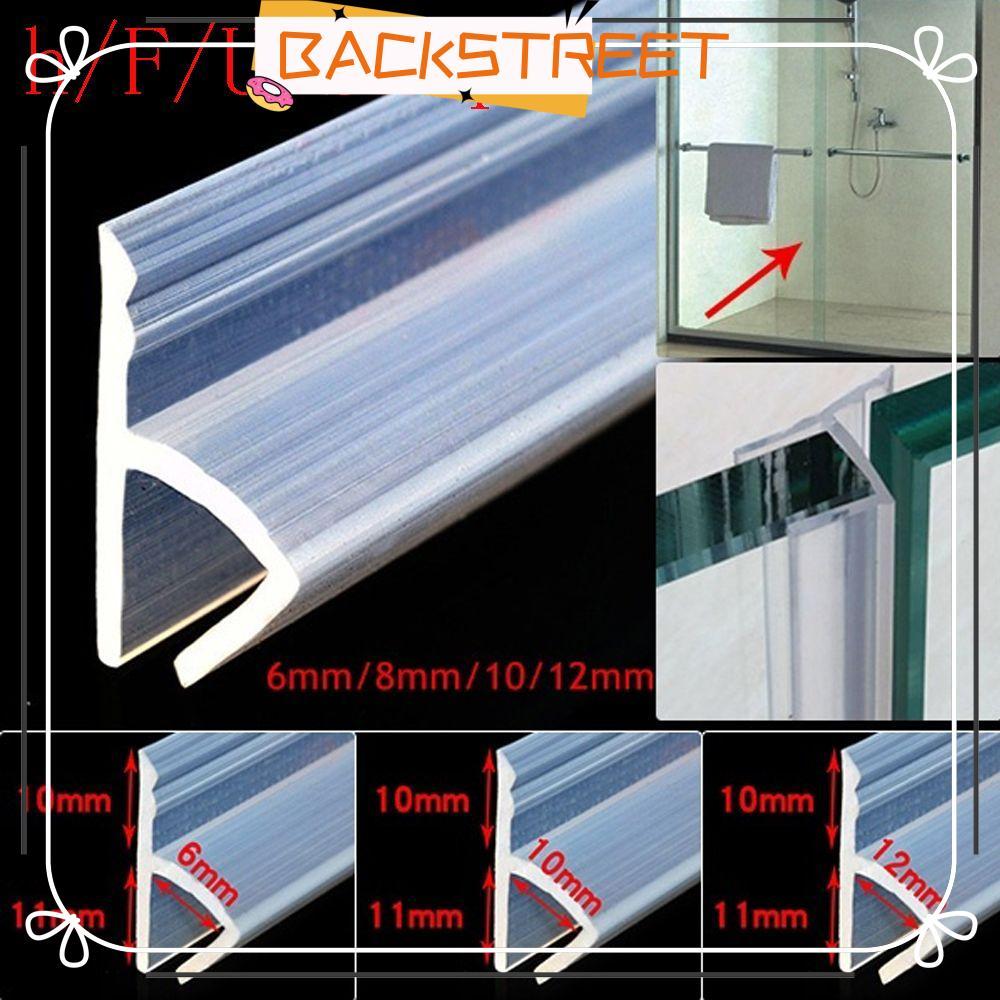 BACKSTAGE 1M 6-12 มม.FU h Shape Seal Strip Home & Living Home Improvement ฮาร์ดแวร์ประตูกระจก Weatherstrip
