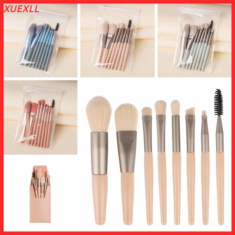 DK2E店⭐⭐ ชุดเครื่องมือแต่งหน้า 8 ชิ้น พร้อมกระเป๋า Eye Facial Beauty Make Up Brushes, Fashion Premium
