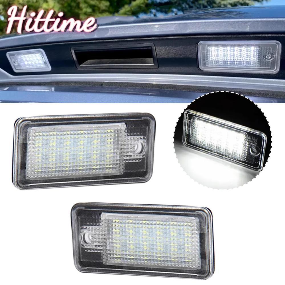 HITTIME 2 ชิ้น DC 12 โวลต์รถจํานวนใบอนุญาตโคมไฟไม่มีข้อผิดพลาด Canbus สีขาวสําหรับ Audi A3 S3 A4 S4 