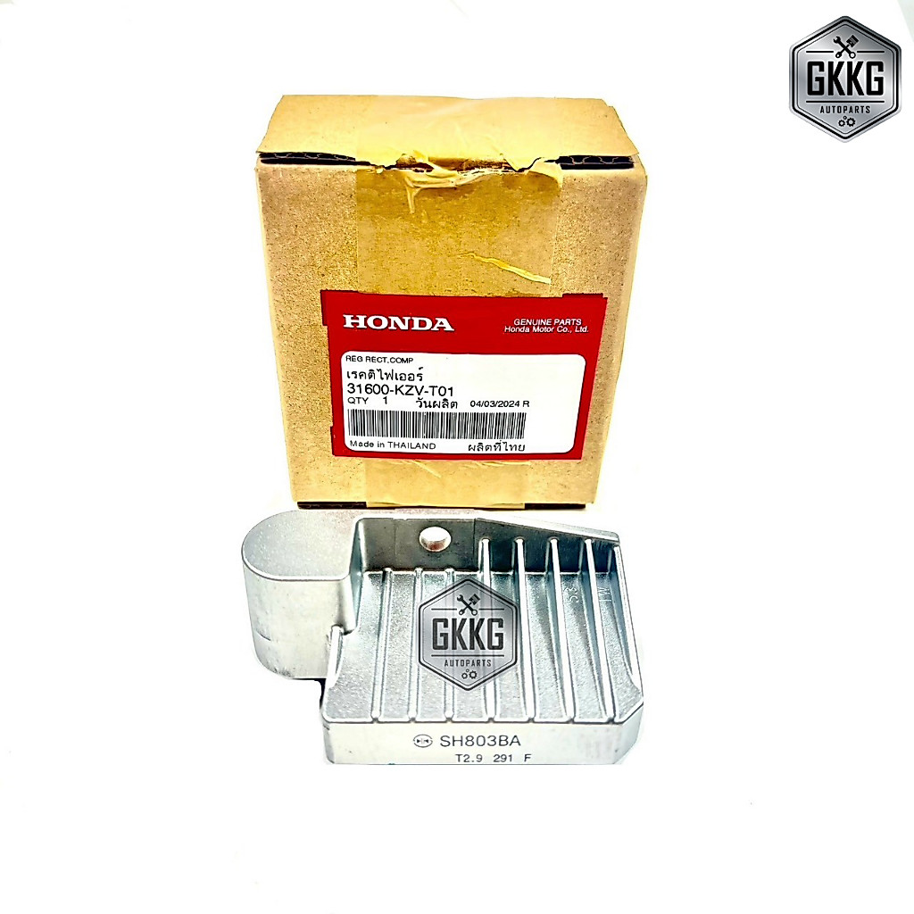 แผ่นชาร์ตไฟ (เรคติไฟเออร์) แท้ศูนย์ HONDA DREAM110I SUPER CUB (2013-2014)  รหัสสินค้า 31600-KZV-T01