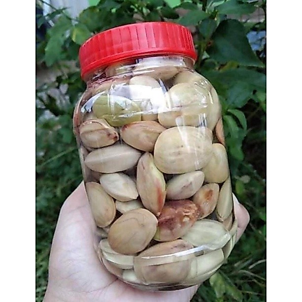 สะตอดอง สะตอดอง เม็ดเล็ก จากปักส์ใต้เรานิ้ หรอยอย่างแรง ขวดเล็ก 375 กรัม จ้า