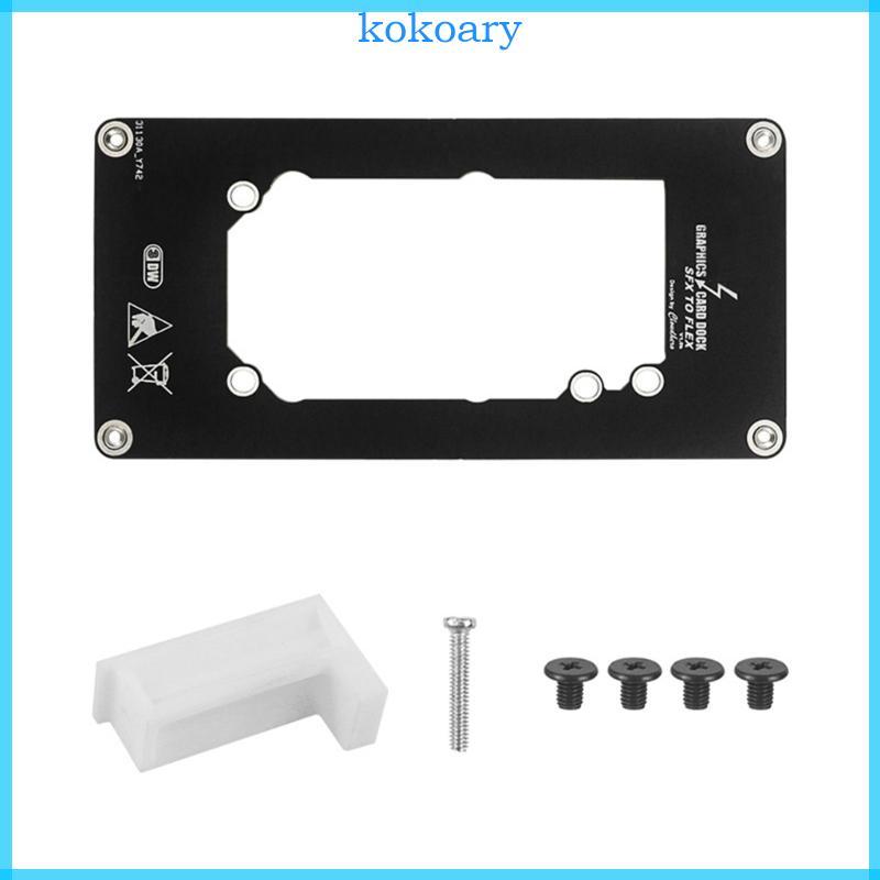 KOK 1U ถึง SFX อะแดปเตอร์สําหรับ TH3P4G3 Thunderboltเข้ากันได้กับ GPU Dock Case