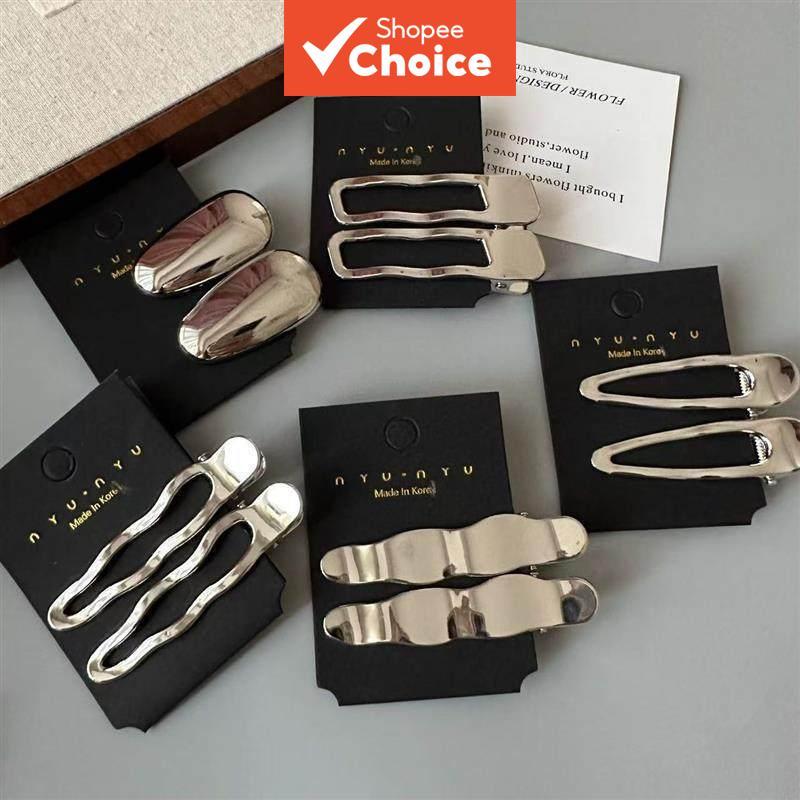 โลหะ Duckbill ชุดกิ๊บติดผม – 50 ชิ้นไม่มีรอยต่อด้านข้าง Bang Barrettes หน้าผากจัดแต่งทรงผมไม่มี Crease ทุกวันอุปกรณ์เสริมสําหรับผู้หญิง