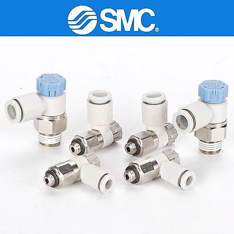 SMC วาล์วควบคุมความเร็วนิวเมติก – AS1002F-04A วาล์วปีกผีเสื้อหลอดแบบอินไลน์, AS2002F, 3002-06-08