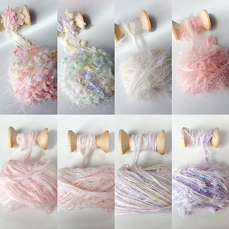 ♡  พร้อมส่ง | Fancy yarn ไหมพรมแฟนซี กลิตเตอร์วิ้ง 25 / 50 g