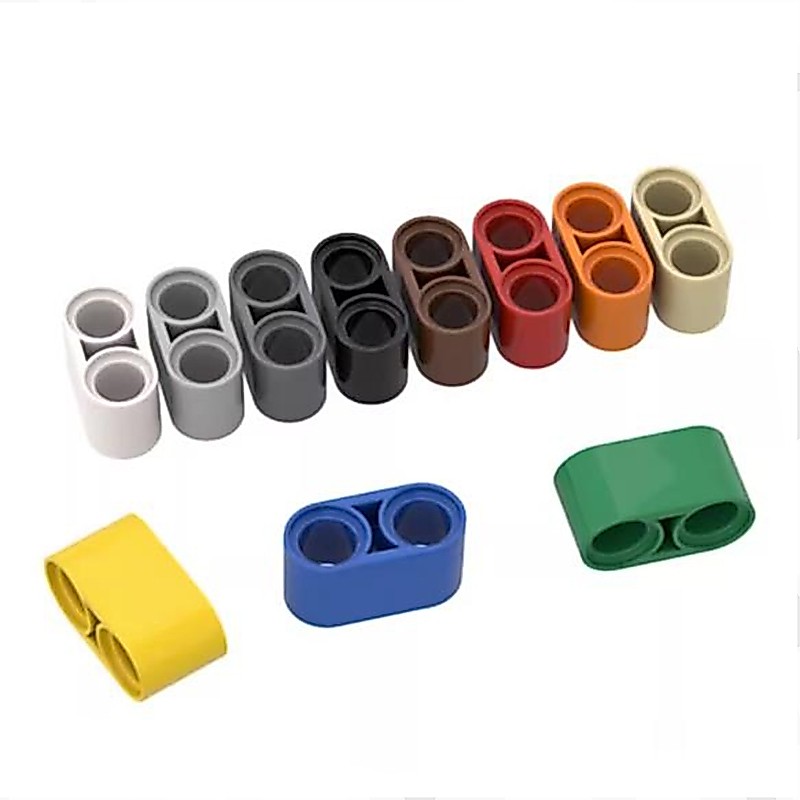 10pcs 43857 Liftarm หนา 1 x 2 อิฐของเล่นสําหรับเทคนิค MOC อาคารบล็อก High-Tech DIY ของเล่นของขวัญใช้งานร่วมกับ 9686