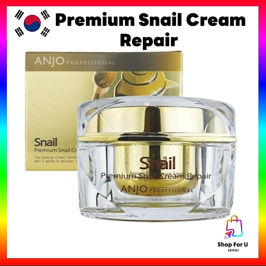 [Anjo] (พร้อมสต็อก) Premium Snail Cream Repair 50ml