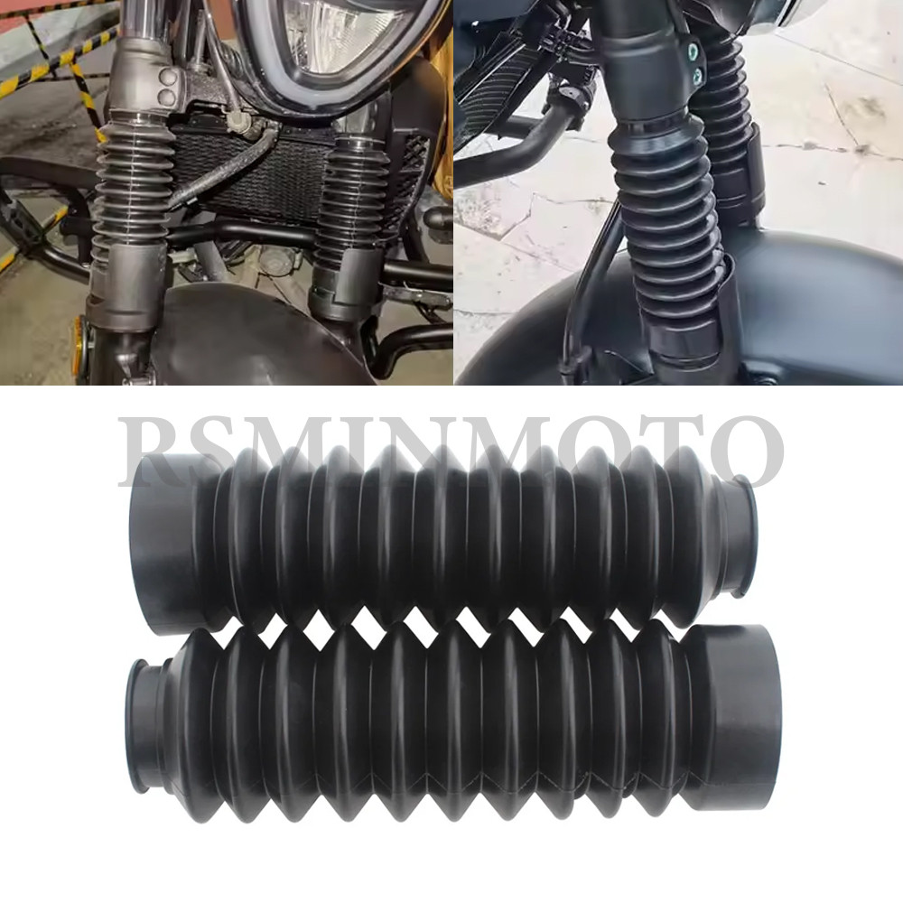 รถจักรยานยนต์ส้อมด้านหน้าโช้คอัพฝุ่นยางป้องกันสําหรับฮอนด้า CB400ss CB400 SS CB 400 CB500
