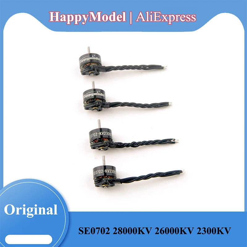 HappyModel SE0702 28000KV 26000KV 2300KV 1S มอเตอร์ไร้แปรงสําหรับ RC FPV Freestyle 65 มม.75 มม.Tinyw