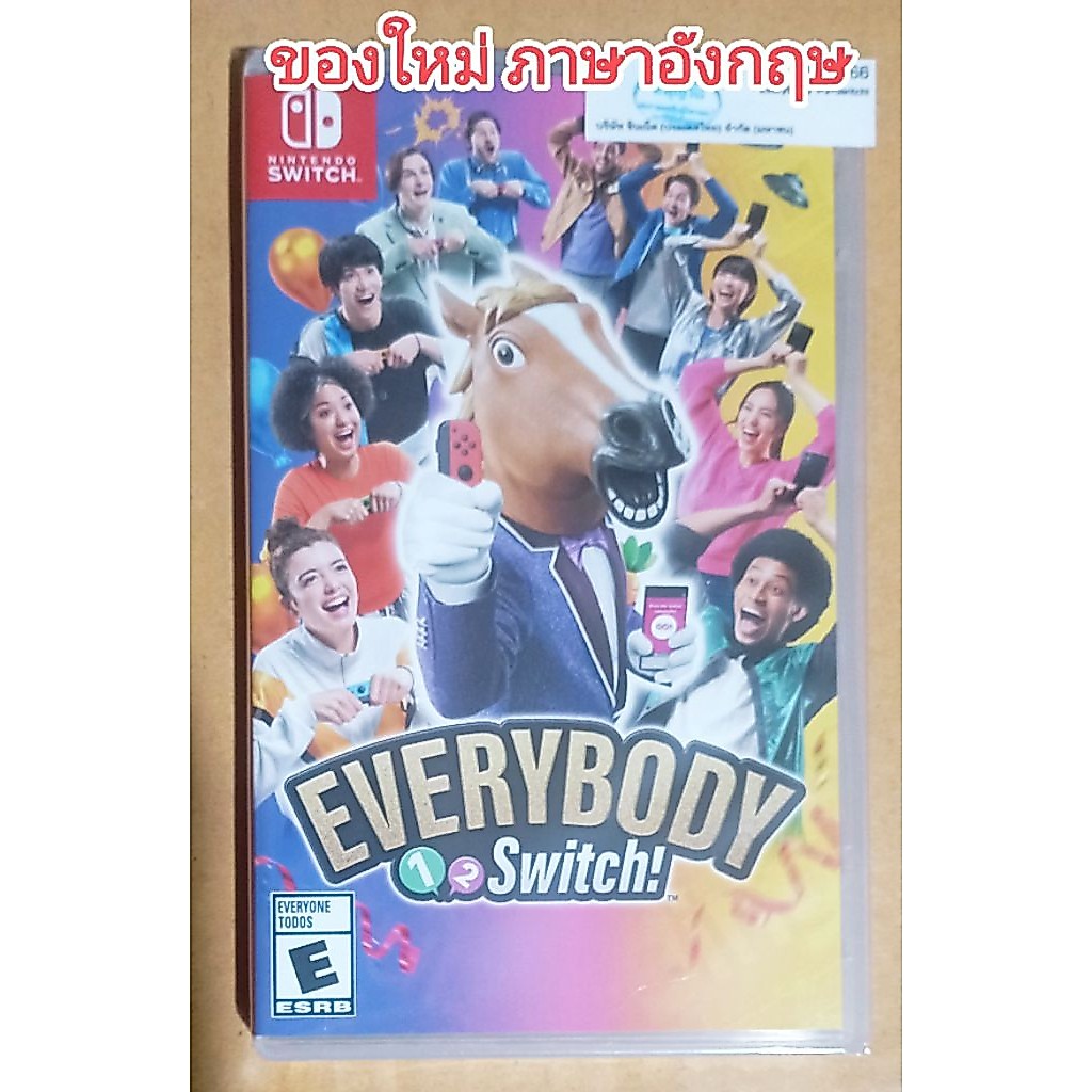มือ1 EVERYBODY 1-2-SWITCH ภาษาอังกฤษ NINTENDO SWITCH EN JP ENGLISH PARTY GAME 12 1 2 SWITCH 12SWITCH 2SWITCH ปาร์ตี้