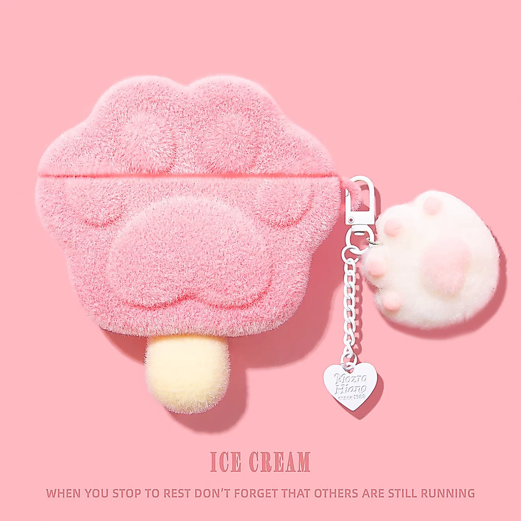 AirPods pro3 Flocking แป้งแมวน่ารัก claw Huawei freeclip2 หูฟังป้องกันกรณีสําหรับ Huawei freeclip airpods4 soft case 7i anti-drop redmi buds6pro ซิลิโคน se2 se3 soft se4anc