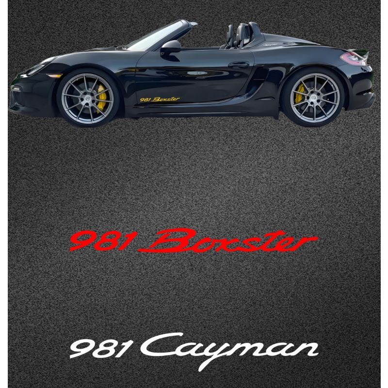 Suitable for PORSCHE stickers, 981, Boxster modification stickers, Cayman door decal decorations