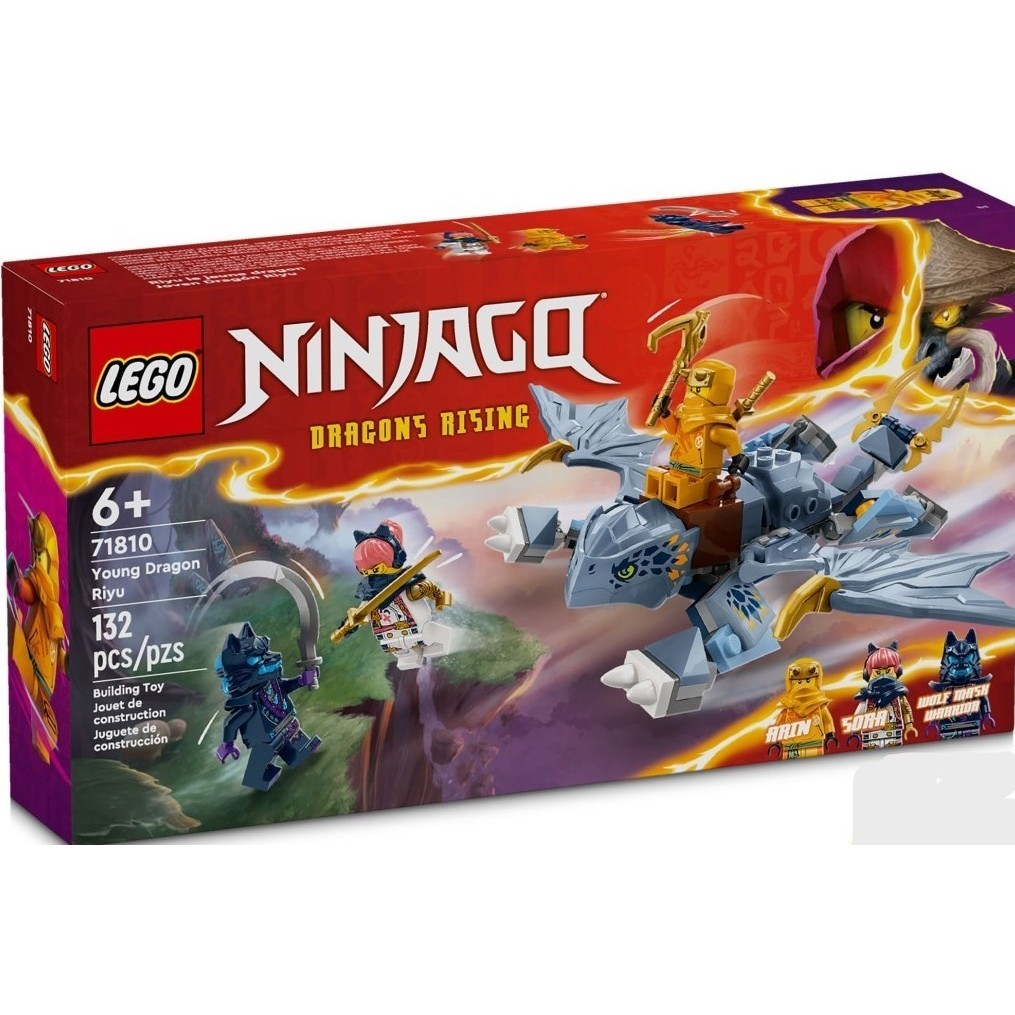 LEGO NINJAGO 71810 ของเล่นสร้างมังกรของ RIYU