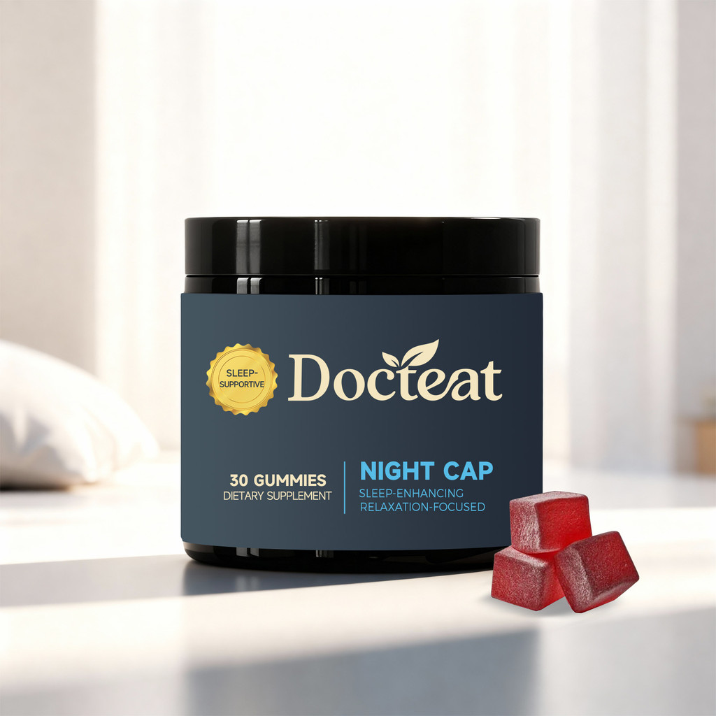 พร้อมสต็อก จัดส่งรวดเร็ว DOCTEAT Twilight Peace Sleeping Gummy ช่วยเหลือทุกวัน ง่ายต่อการนอนหลับเพลิ