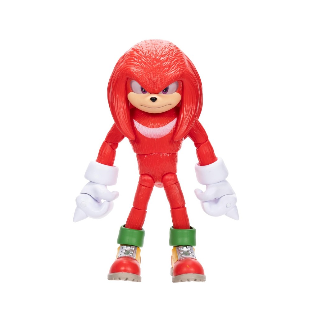 Sonic The Hedgehog Sonic 3 Movie Knuckles Sonic Collector ของเล่นฟิกเกอร์โดย Jakks|สต็อกพร้อม|ของขวั