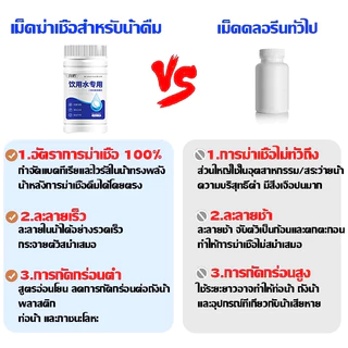 คลอรีนก้อนเม็ด ผสมลงน้ำอาบ 1 เม็ดช่วยทำน้ำสะอาดได้ 40 ลิตร อัตราการฆ่าเชื้อสูงถึง 99% ทำน้ำใสผิวขาวสะอาด