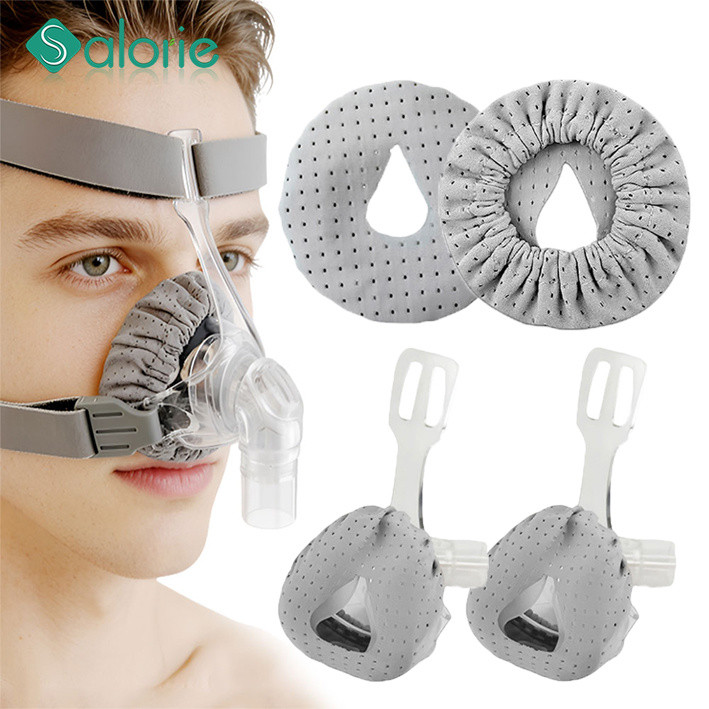 SALORIE CPAP หน้ากากจมูก Pad ยืดหยุ่นสูง Anti Pressure Mark Reusable Soft Cushion อุปกรณ์เสริม Full Face Ventilator หน้ากาก