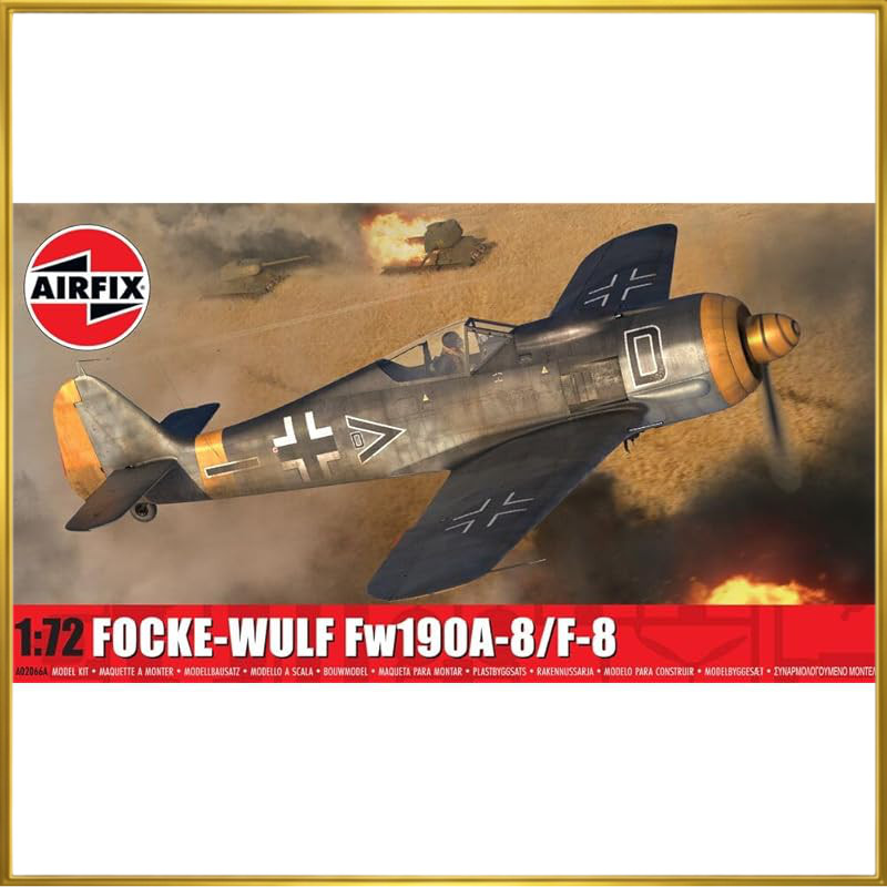 Airfix 1/72 Focke-Wulf Fw190A-8/F-8 Plastic Model X-2066A (Aircraft)