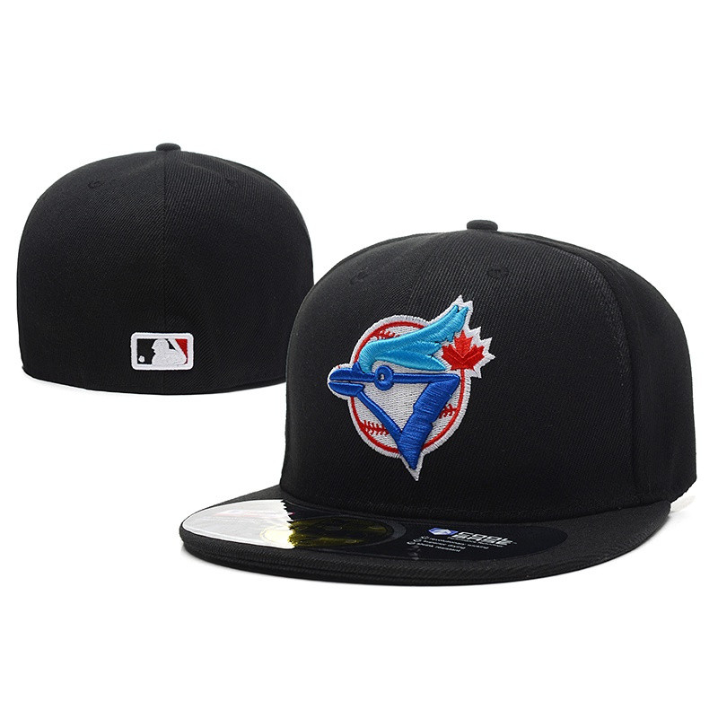 หมวก MLB Toronto Blue Jays 59FIFTY สำหรับผู้หญิง ขนาด 59FIFTY พอดีศีรษะ งานปักลายของ New Era