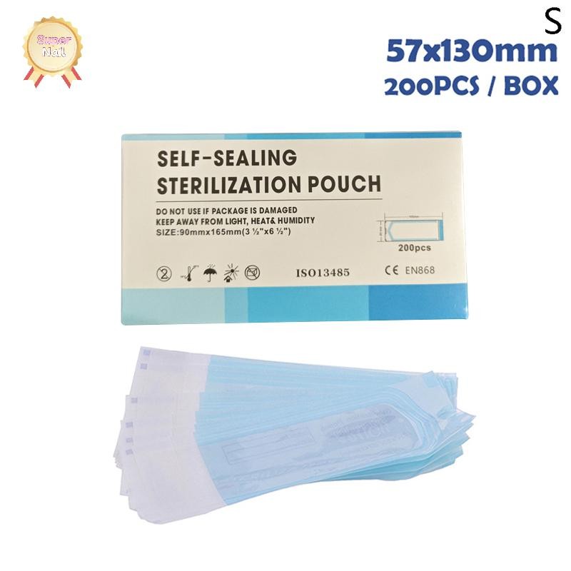 Flth 200 ชิ้นทิ้งฆ่าเชื้อถุงฆ่าเชื้อชุดเครื่องมือเล็บฆ่าเชื้อ PP กระเป๋า Vary - รูปที่ 2