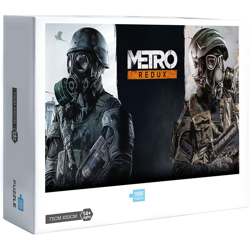 ใหม่ Metro 2033 หน้ากาก Reduxgas 300 500 1000 ชิ้นจิ๊กซอว์ปริศนาตกแต่งบ้านของขวัญเกม R