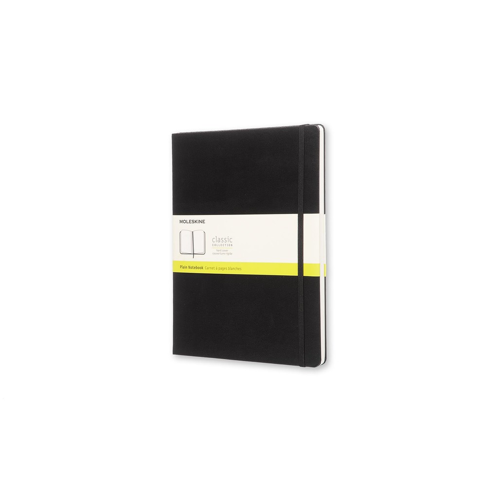 Moleskine Classic Notebook Hard Cover Plain Xl Size สีดํา Qp092
