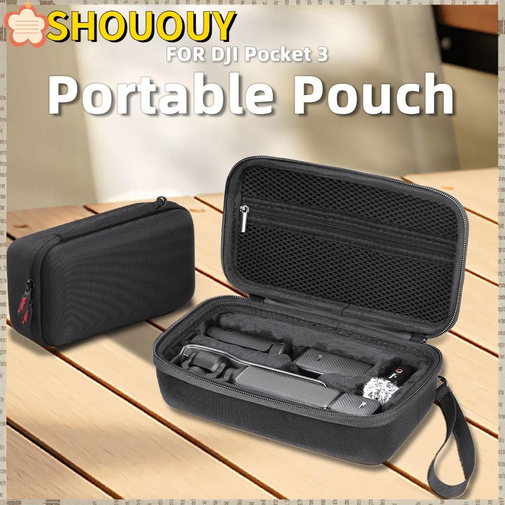 SOUUY Carrying , กระเป๋าเก็บน้ําหนักเบาแบบพกพา, กระเป๋ากันน้ํากันกระแทกทนทานสําหรับ DJI Osmo Pocket 3 Creator Combo