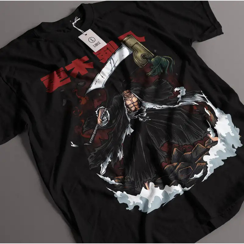 เสื้อยืด Bleach Zaraki Kenpachi Bankai