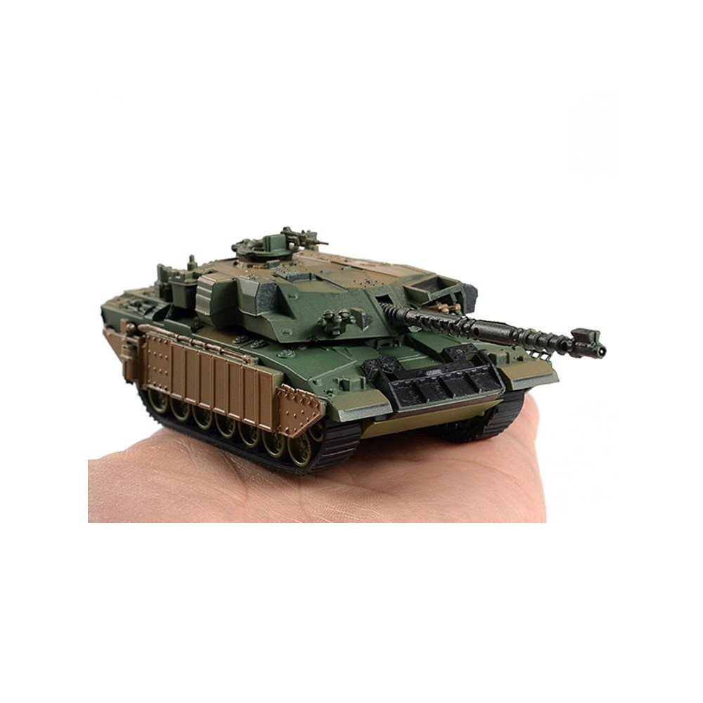 ยอดนิยม Challenger Main Challenger Tank 1: 72 ถังทหาร 4d ประกอบของเล่น 1/72 Tiger Tank KV2