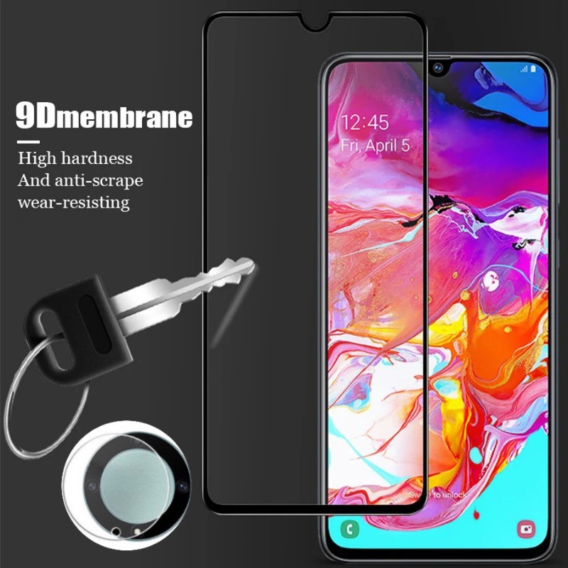 ฟิล์มแก้วสําหรับOPPO A91 A92 A92S A93 A93S A94 A95 A96 A97 A98 Ace 2 4G 5Gเลนส์ฟิล์มและสีดําขอบกระจก