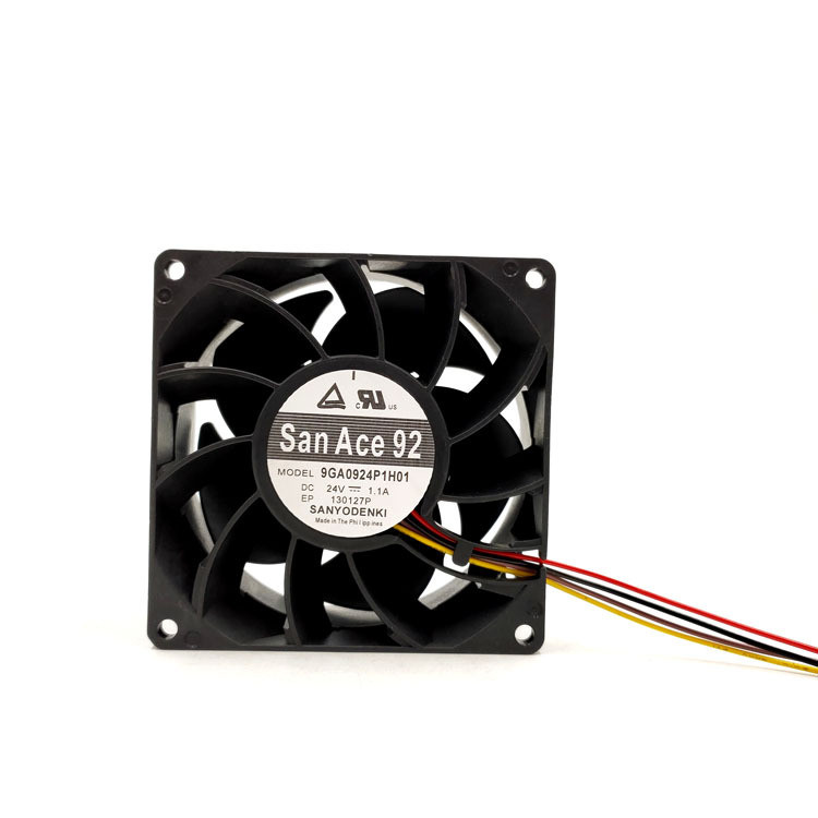 เหมาะสําหรับ 9GA0924P1H01 9238 24V 1.1A 4 สายควบคุมอุณหภูมิพัดลมอินเวอร์เตอร์ปริมาณอากาศสูง