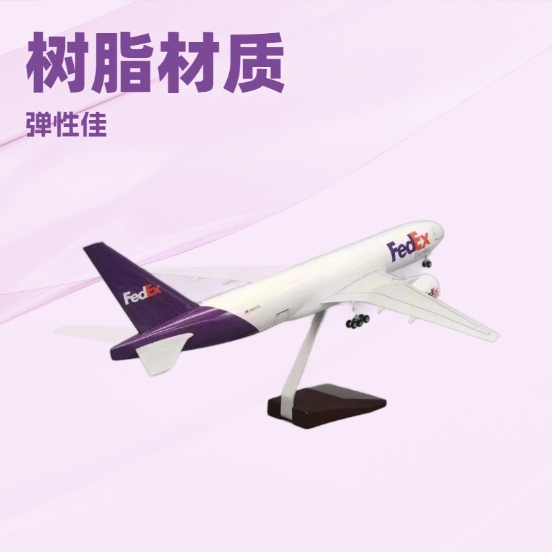 47 ซม.Fedex Aircraft Cargo Aircraft 1: 157 B777 Fedex เครื่องบินรุ่น b777 เครื่องบินรุ่น