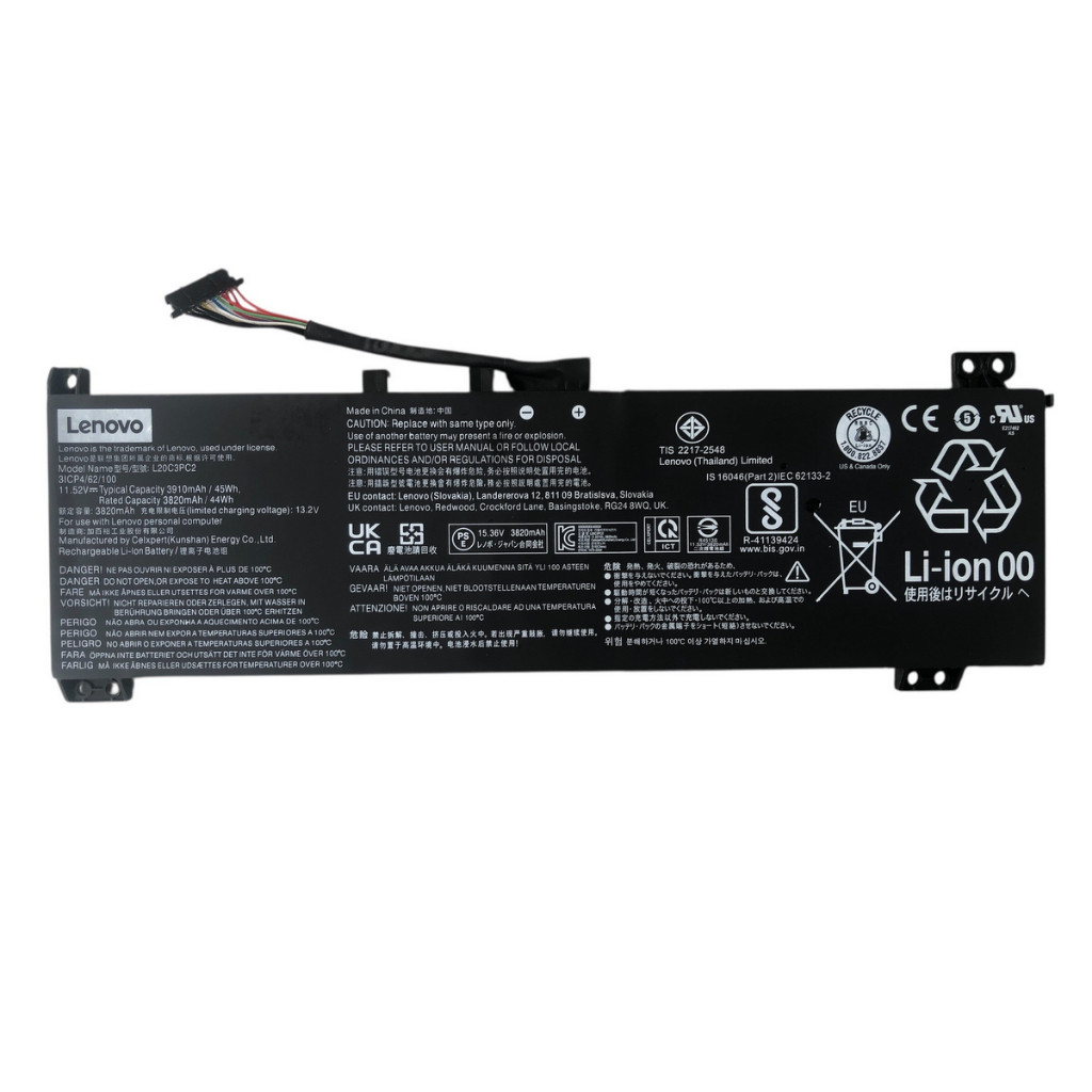 ❤️️ LENOVO แบตเตอรี่ L20D3PC2 ของแท้ (Ideapad Gaming 3 15ACH6 15IHU6 Series L20M3PC2 L20L3PC2 L20C3P