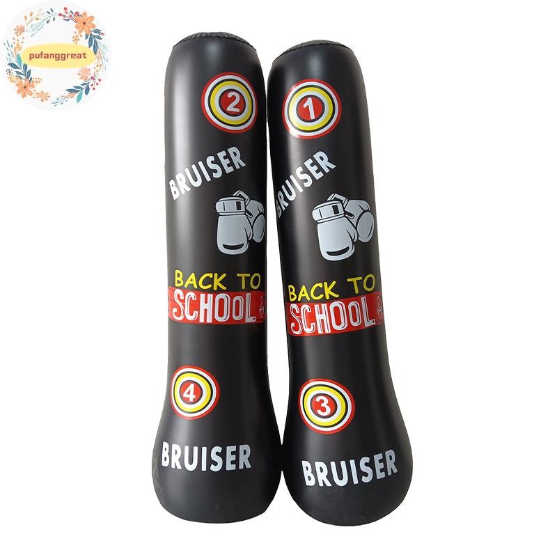 Pufanggreat ใหม่เด็ก Inflatable มวยคอลัมน์เยาวชนฟิตเนสแนวตั้งบ้าน Sanda Tumbler TH