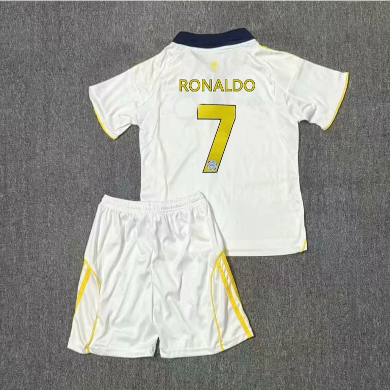 เสื้อบอล Al-Nassr ไซส์ 25/26 สำหรับเด็ก คุณภาพสูง