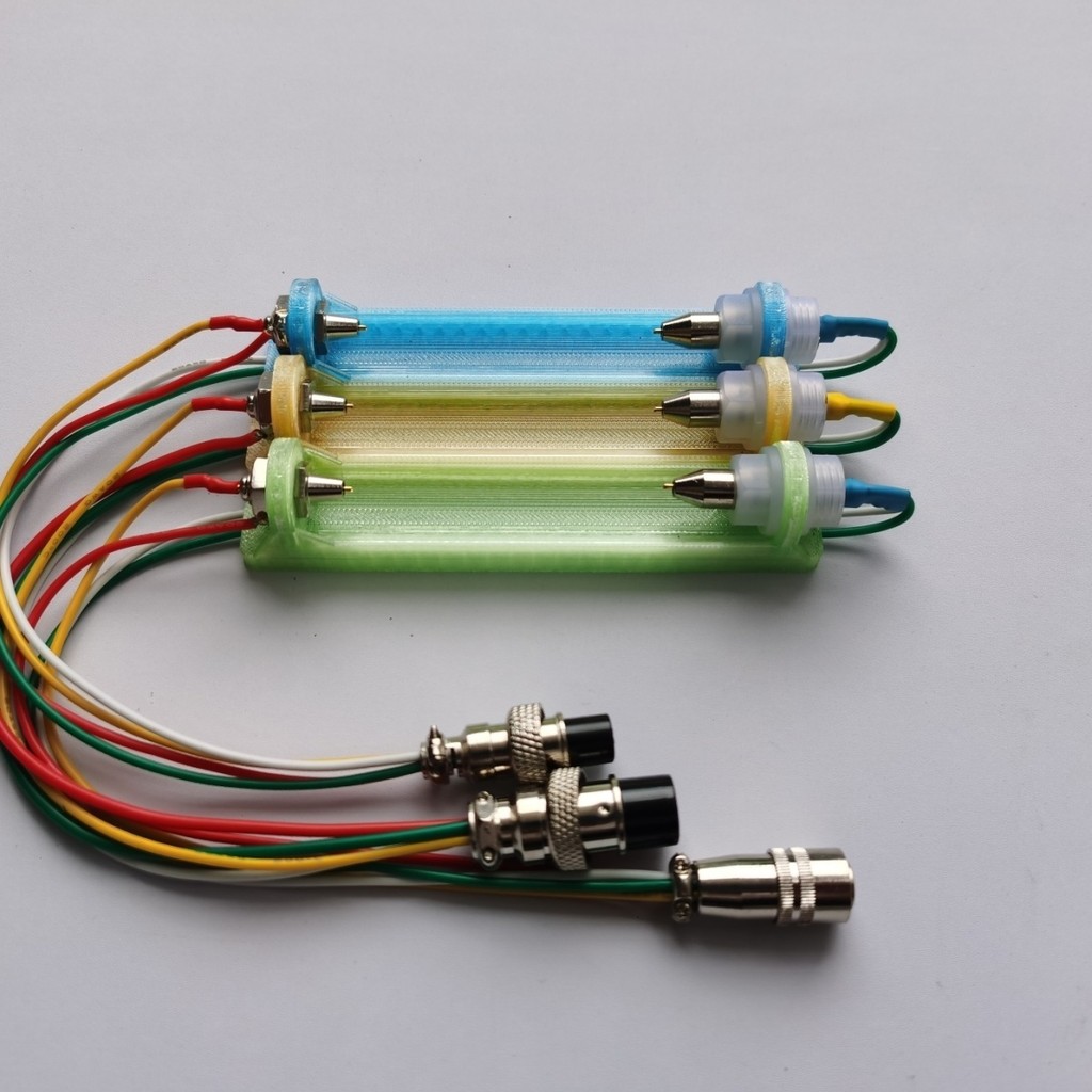 18650 21700 Universal Test Stand, แท่นชาร์จแบตเตอรี่, พร้อมรูสายเคเบิล (จัดส่งแบบสุ่มสี) N9IF