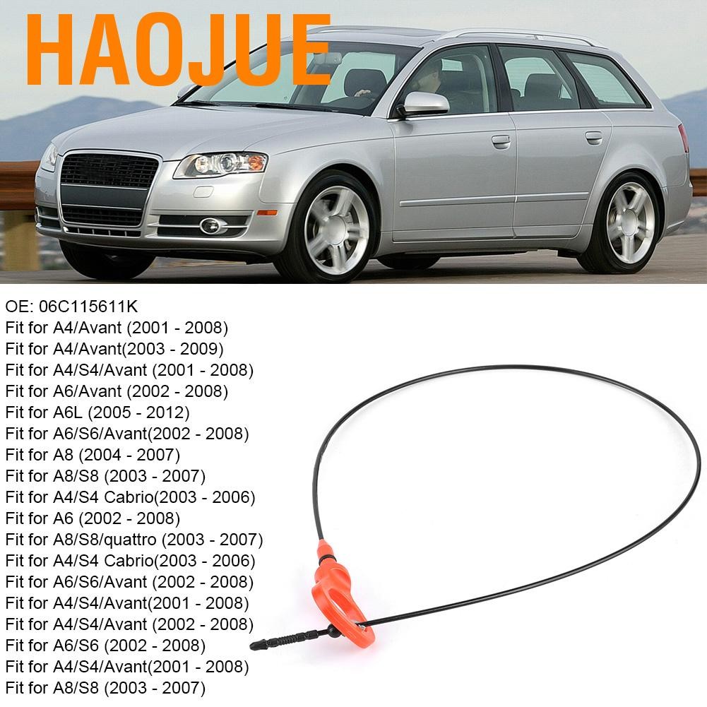 HaoJue Haojue-th engine oil dipstick ระดับ dip stick mase tools เครื่องมือ 06C115611K พอดีสำหรับ A4 