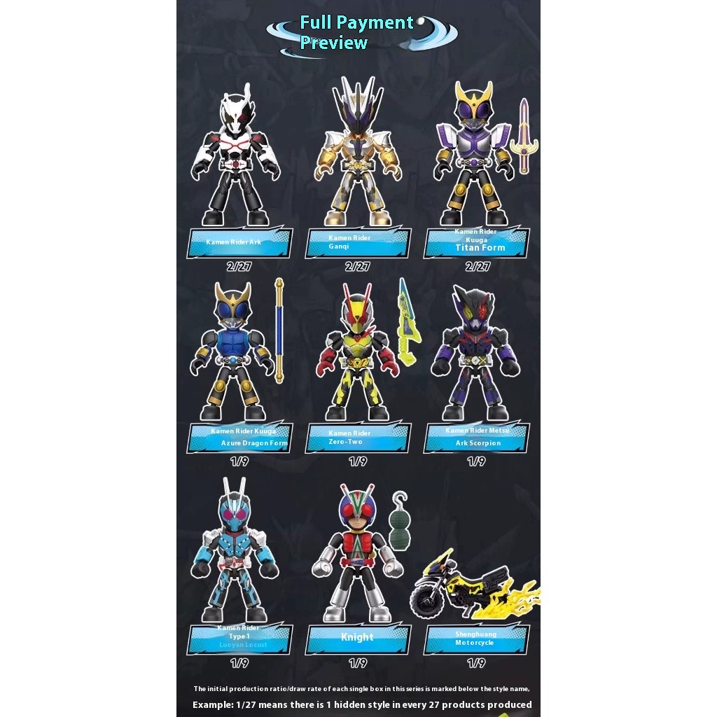 ★ MYTHBOX ★ ของแท้ blokees bruco KAMEN RIDER Starlight รุ่น Vol.04 Awakening Elevation Blokees kamen Rider Starlight การแข่งขันอะนิเมะของเล่นเด็กของขวัญ ★ ซ่อนเร้น - รูปที่ 2