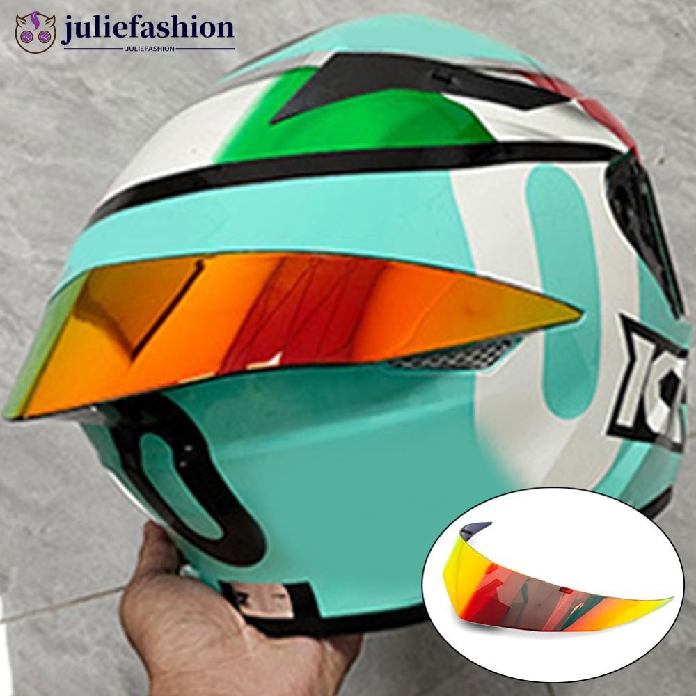 JULIEFASHION หมวกกันน็อครถจักรยานยนต์สปอยเลอร์ขนาดใหญ่ด้านหลัง Wing Aerodynamic สิ่งที่แนบมาหมวกกันน