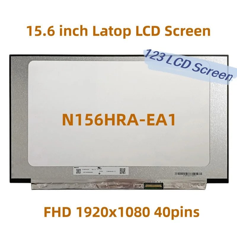 15.6 นิ้ว 144Hz หน้าจอ IPS แผง N156HRA-EA1 fit NV156FHM-NX3 NV156FHM-NX4 LM156LF2F01 จอแสดงผล LCD Ma