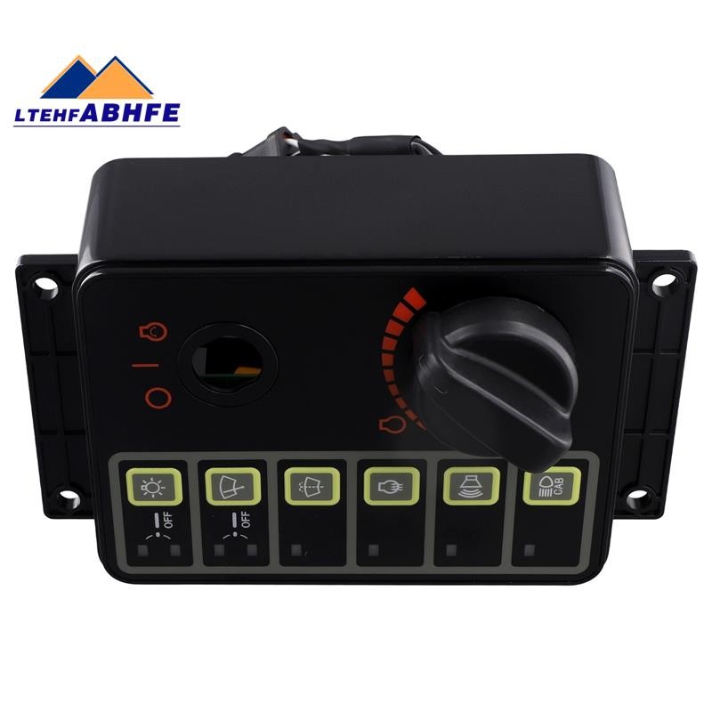 [ขายร้อน L]สวิตช์ปัดน้ําฝนไฟหน้าสวิตช์สัมผัสคันเร่ง 21N8-20505 21N820505 สําหรับรถขุด R290LC-7A R320