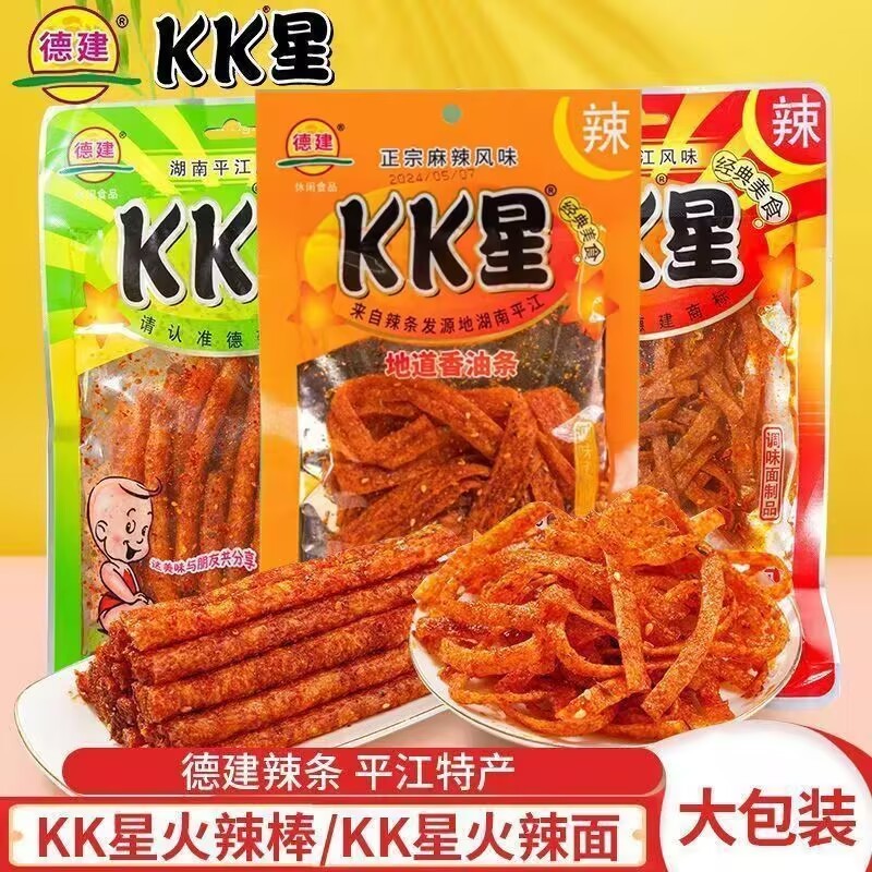 Dejian kk Star Spice Strips Spice 68g Velcro Spice Silk Spice Influencer Classic Casual Snacks