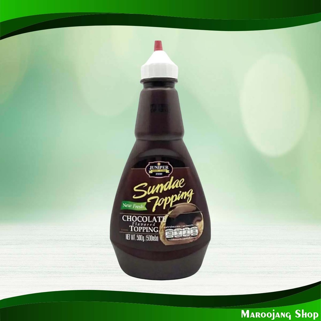 ซันเดย์ ท็อปปิ้ง กลิ่นช็อกโกแลต จูนิเปอร์ 500 กรัม Sunday Topping Chocolate Flavor Juniper