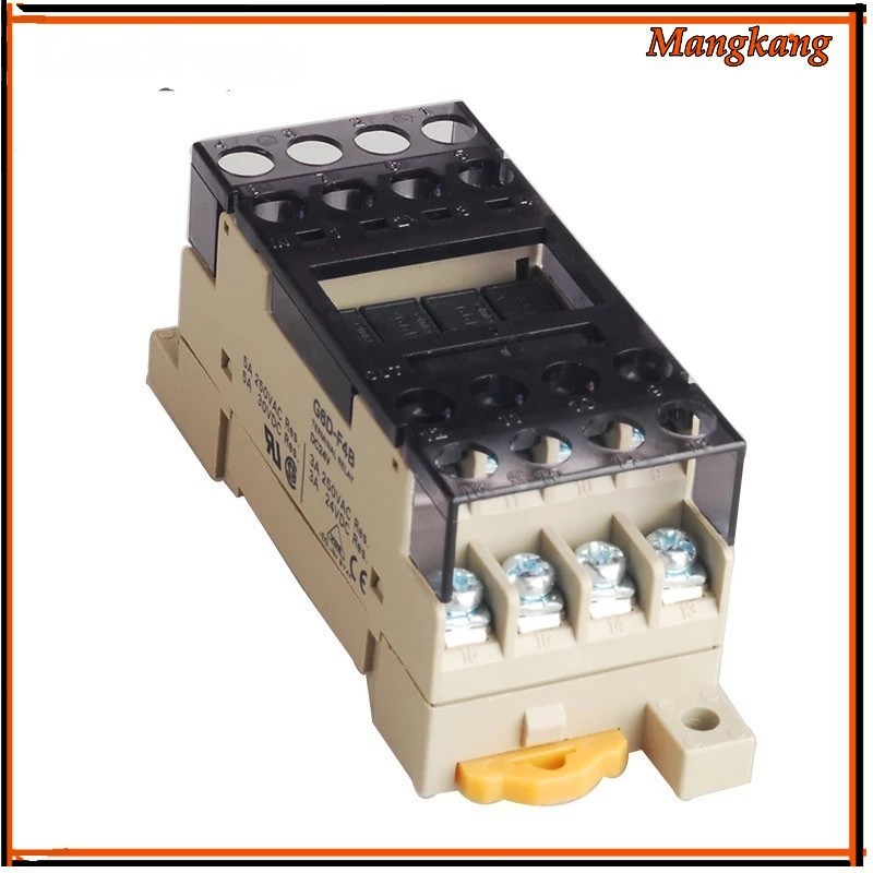 ของใหม่! omron G6D-F4B DC24V Terminal ซ็อกเก็ตรีเลย์24VDC 5A W/(4Pcs) G6D-1A-ASI-24VDC 5VDC 12vdc
