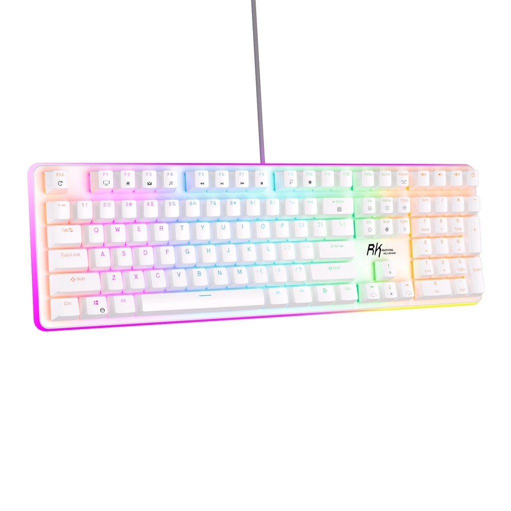 Royal Kludge Full Rgb Backlit คีย์บอร์ดแบบมีสาย Gateron/Cherry/Outemu Switch Rk918