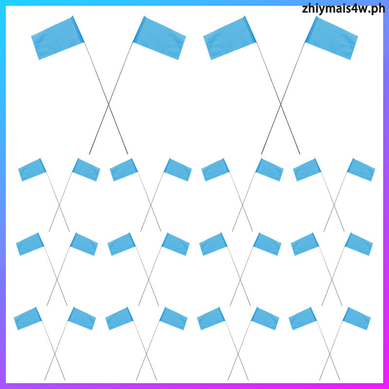 50 ชิ้นสําหรับสวนชลประทานธงสปริงเกลอร์ป้าย 38.00X12.70X0.10 ซม.Sky- Pvc zhiymais4w