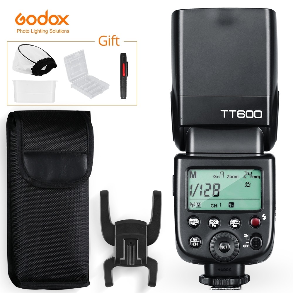 Godox TT600 / TT600S 2.4G Speedlite Godox X ระบบควบคุม GN60 แฟลชกล้อง Master/Slave