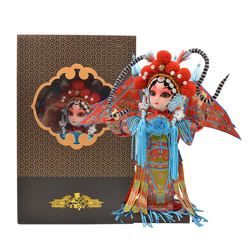 Silkman ของขวัญลักษณะปักกิ่ง Juanren เครื่องประดับ Peking Opera Facebook ตัวละคร Opera Peking Opera 