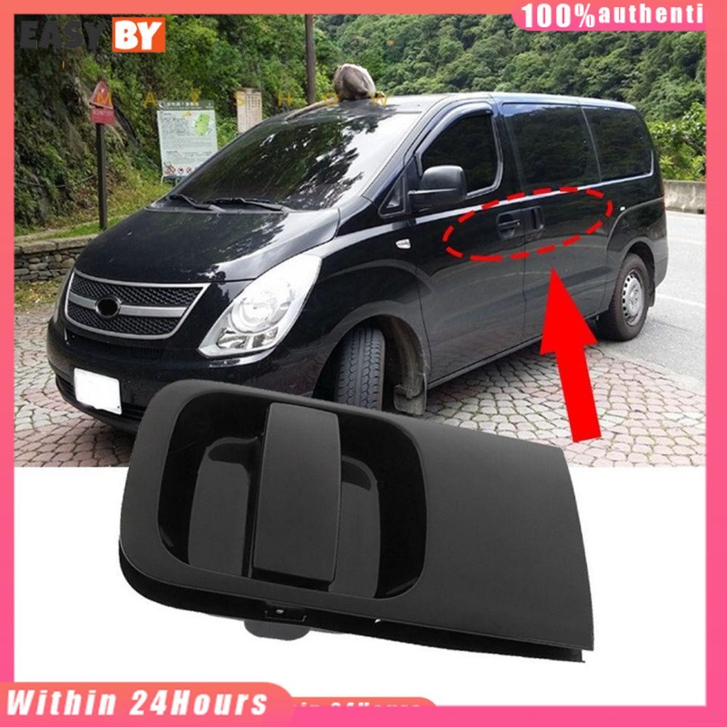 จัดส่งรวดเร็ว มือเปิดประตูบานสไลด์นอกhyundai 83650-4H000 สีดำ สำหรับซ้าย/ขวา