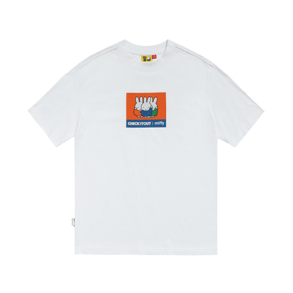 เสื้อยืด Phantom Book Miffy Co-Branded ฤดูร้อนใหม่ ทำจากผ้าฝ้าย 100% สไตล์คูลๆ เหมาะสำหรับทั้งผู้ชายและผู้หญิง